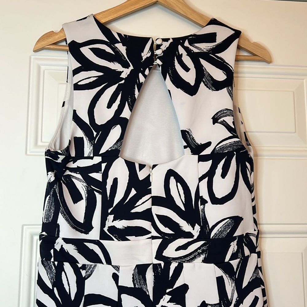 I.N.C Blue and White Summer Mini Sleeveless Daisy Dress - Picture 7 of 12